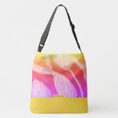 Yellow&Blossom Tragetaschen Mit Langen Trägern (Rückseite)