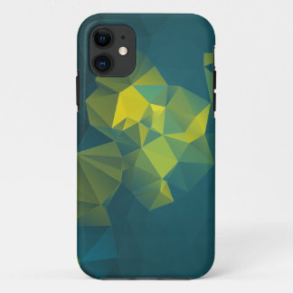 Yellow Blue Abstrakt Pyramid Muster Case-Mate iPh iPhone Hülle