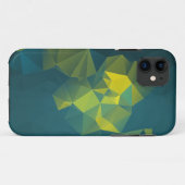 Yellow Blue Abstrakt Pyramid Muster Case-Mate iPh iPhone Hülle (Rückseite (Horizontal))