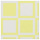 Yellow Blue Bold Mod Squares ~ Großformat Stoff (Nahaufnahme)