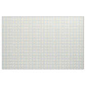 Yellow Blue Floral Muster Baumwollstoff Stoff (Yard (91,4 cm))