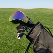 Yellow Blue Golf Head Cover Headcover (In SItu)