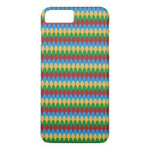 Yellow Blue Green & Red Geometric Scallops Case-Mate iPhone Hülle