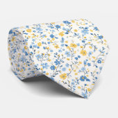 Yellow Blue-Kerne Krawatte (Gerollt)