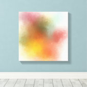 Yellow Blue Lila Green Red Pink Moderne Farben Leinwanddruck (Insitu (Holzboden))