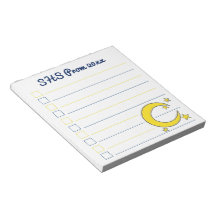 Yellow Blue Night Sky Crescent Moden Stars Prom