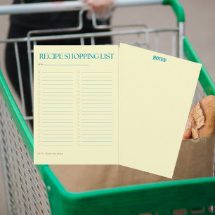 Yellow-Blue-Rezept-Einkaufsliste und Hinweise zum Einladung