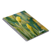 Yellow Blume Art Daffodil Buds Personal Journal Notizblock (Rechte Seite)