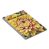 Yellow Blume Art Prayer Journal Psalm 86:5 Notizblock (Rechte Seite)