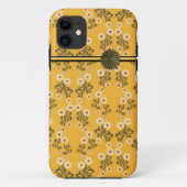 Yellow Blume Design iPhone Case (Rückseite)