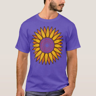 Yellow Blume Gardene Hippie Floral Beautiful Sun T-Shirt