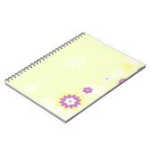 Yellow Blume Notebook Journals Notizblock (Linke Seite)