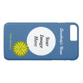 Yellow Blume Ribbon Template von Kenneth Yoncich Case-Mate iPhone Hülle (Rückseite (Horizontal))