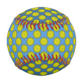 Yellow Blume Ribbon von Kenneth Yoncich Baseball (Vorderseite)