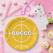 Yellow Bocci Ball Game Custom Paper Party Teller (Party)
