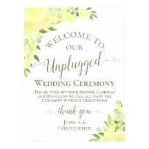 Yellow Boho Chic Rose Unplugged Wedding Zeremony