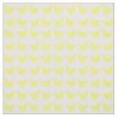 Yellow Bold Mod Butterfets Stoff (Muster)
