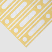 Yellow Bone Inlay Dots Border Decoupage Paper Seidenpapier (Ausschnitt)