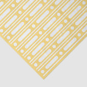 Yellow Bone Inlay Dots Border Decoupage Paper Seidenpapier (Ausschnitt)