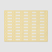 Yellow Bone Inlay Dots Border Decoupage Paper Seidenpapier (Vorderseite)