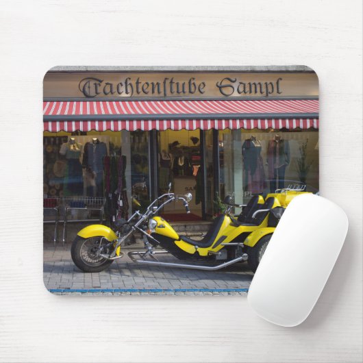 Yellow Boom Trike Mousepad (Mit Mouse)