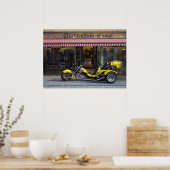 Yellow Boom Trike Poster (Küche)