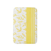 Yellow Botanic Bath Mat Badematte (Vorderseite Vertikal)