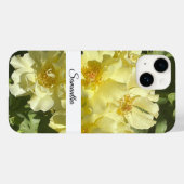 Yellow Botanical Flowers Case-Mate iPhone Hülle (Rückseite (Horizontal))