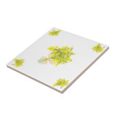Yellow Bouquet Decorative Tile Fliese (Seite)