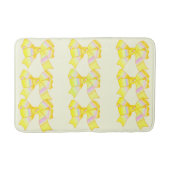 Yellow Bows Bath Mat Badematte (Vorderseite)