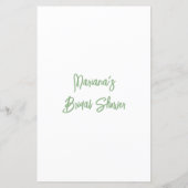 Yellow Brautparty Game, sagte er (Rückseite)