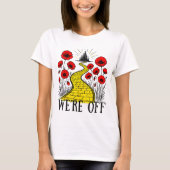 Yellow Brick Road Fantasy Book Lover Shirt (Vorderseite)