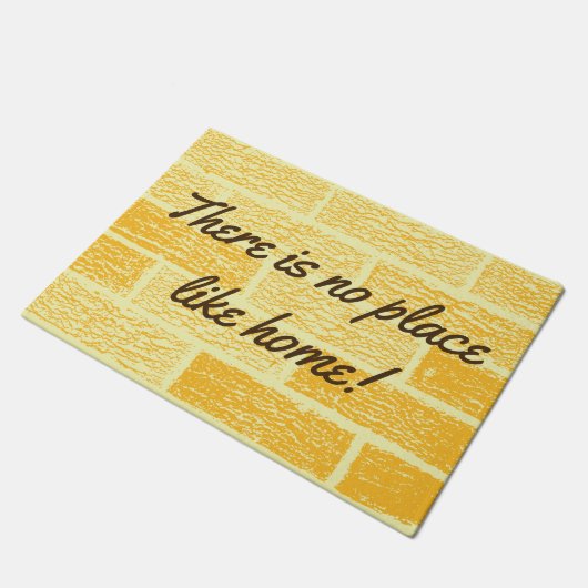 Yellow Brick Road Wizard von Oz Novelty Fußmatte (Schrägansicht)