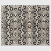 Yellow Bronze Light Gold Python Snakeskin Geschenkpapier (Flach)