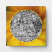 Yellow Brown Whirlpool Fügen Sie Ihr eigenes Foto  Fotoplatte (Vorderseite)