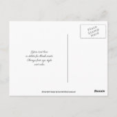 Yellow Brown Wirbel Abstrakt Art Danke Postkarte (Rückseite)