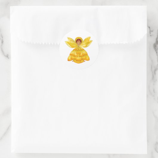 Yellow Bud Pixie Sticker (Tasche)