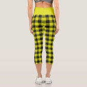 Yellow Buffalo Kariert Capri Leggings (Rückseite)