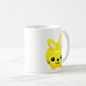 Yellow Bunny Kaffeetasse (VorderseiteRechts)