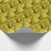 Yellow Burmese Python Geschenkpapier (Ecke)