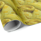 Yellow Burmese Python Geschenkpapier (Rolleneckpunkt)