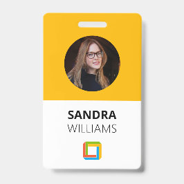 Yellow Business Employee ID Ausweis