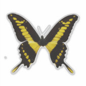 Yellow Butterfly Aufkleber (Vorderseite)