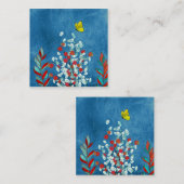 Yellow Butterfly Begleitkarte (Vorne/Hinten)