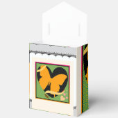 Yellow Butterfly Gefallen Box Geschenkschachtel (Offen)