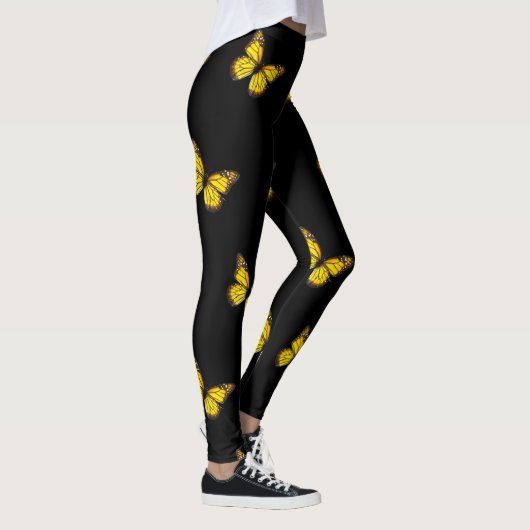 Yellow Butterfly Leggings (Rechts)