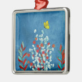 Yellow Butterfly Ornament Aus Metall (Links)