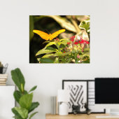 Yellow Butterfly Poster (Heimbüro)