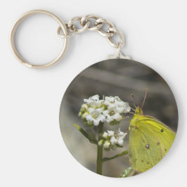 Yellow Butterfly Schlüsselanhänger