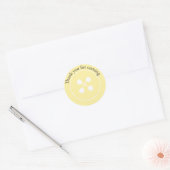 Yellow Button Baby Shoosh Gevor Sticker (Umschlag)
